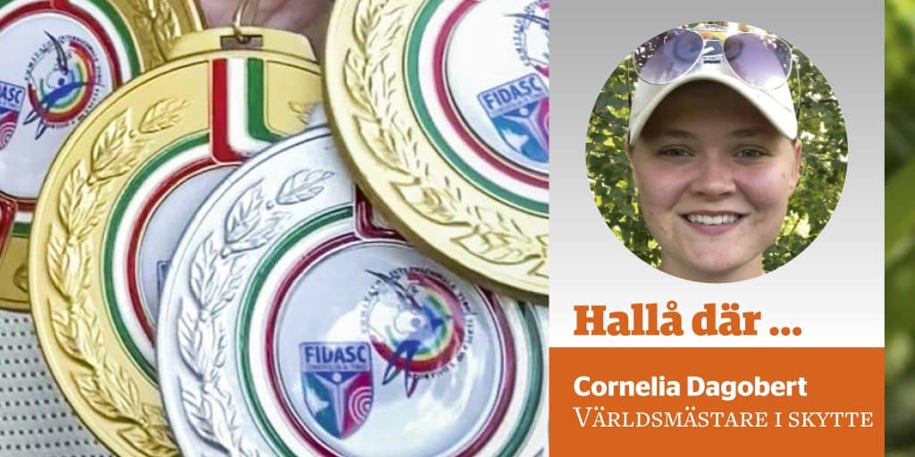 Grattis Cornelia – numera regerande världsmästare i jaktskytte!