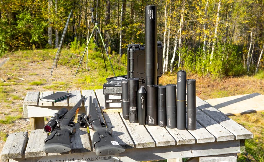 Vi testar ljuddämpare för maximal dämpning