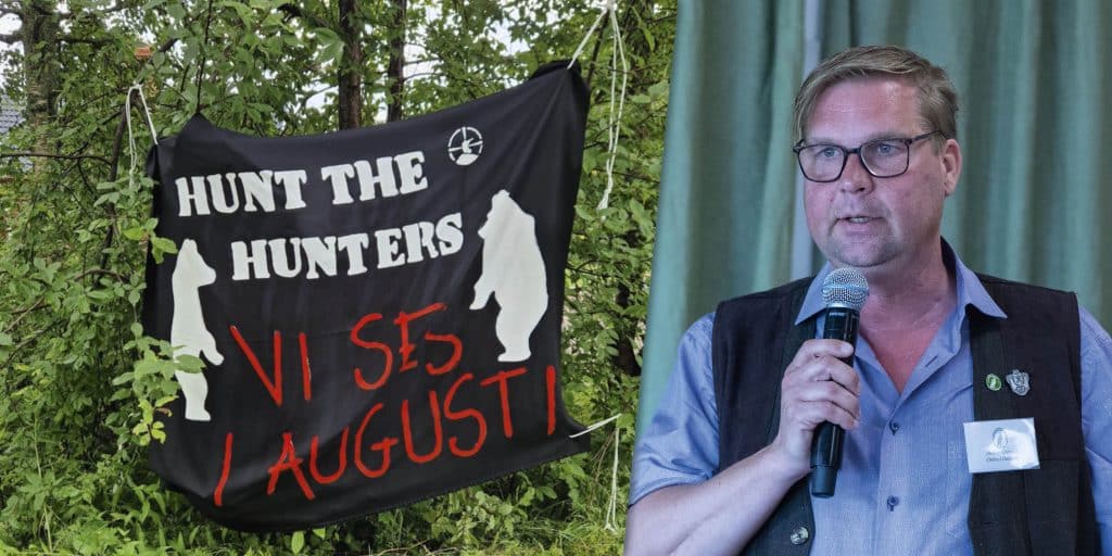 Jaktsabotörer riktade hot mot länsordförande