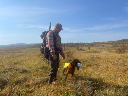 bild på Anders och sin hund Xtra